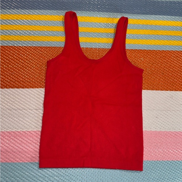 Streetwear Society Bold Red Cropped Tank Top Women’s Size Small - Picture 1 of 3